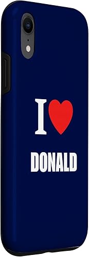 Miniatura 3 de Cute I Love Heart Donald Parents Wife Husband Girl Boy Case for iPhone XR
