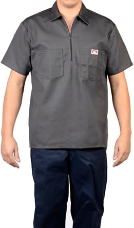 Ben Davis Short Sleeve 1/2 Zip Shirt