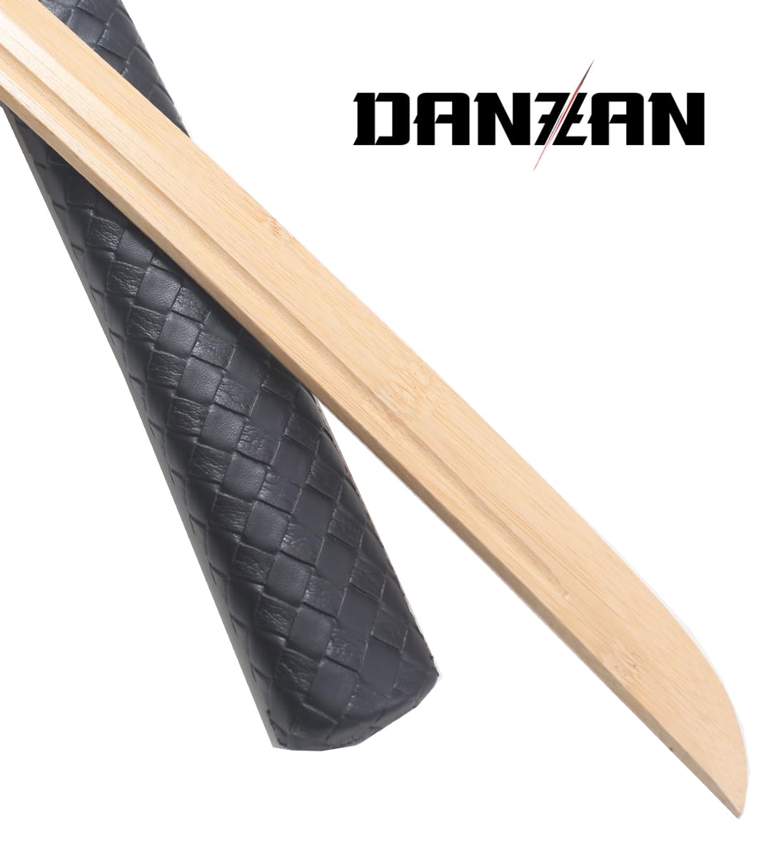 Danzan Katana en Bois Ronin - Sabre Japonais d'Entraînement Ninja Epée Shinobi - Lame en Bois