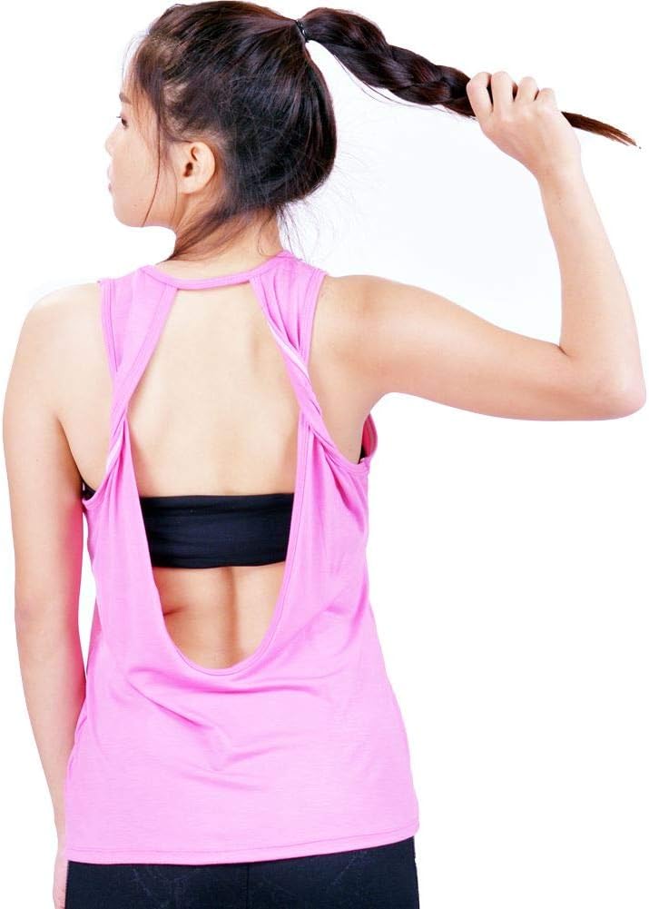 LOFBAZ Cute Workout Tank Tops for Women Yoga Gym Shirts Athletic Active Clothes - Image 2