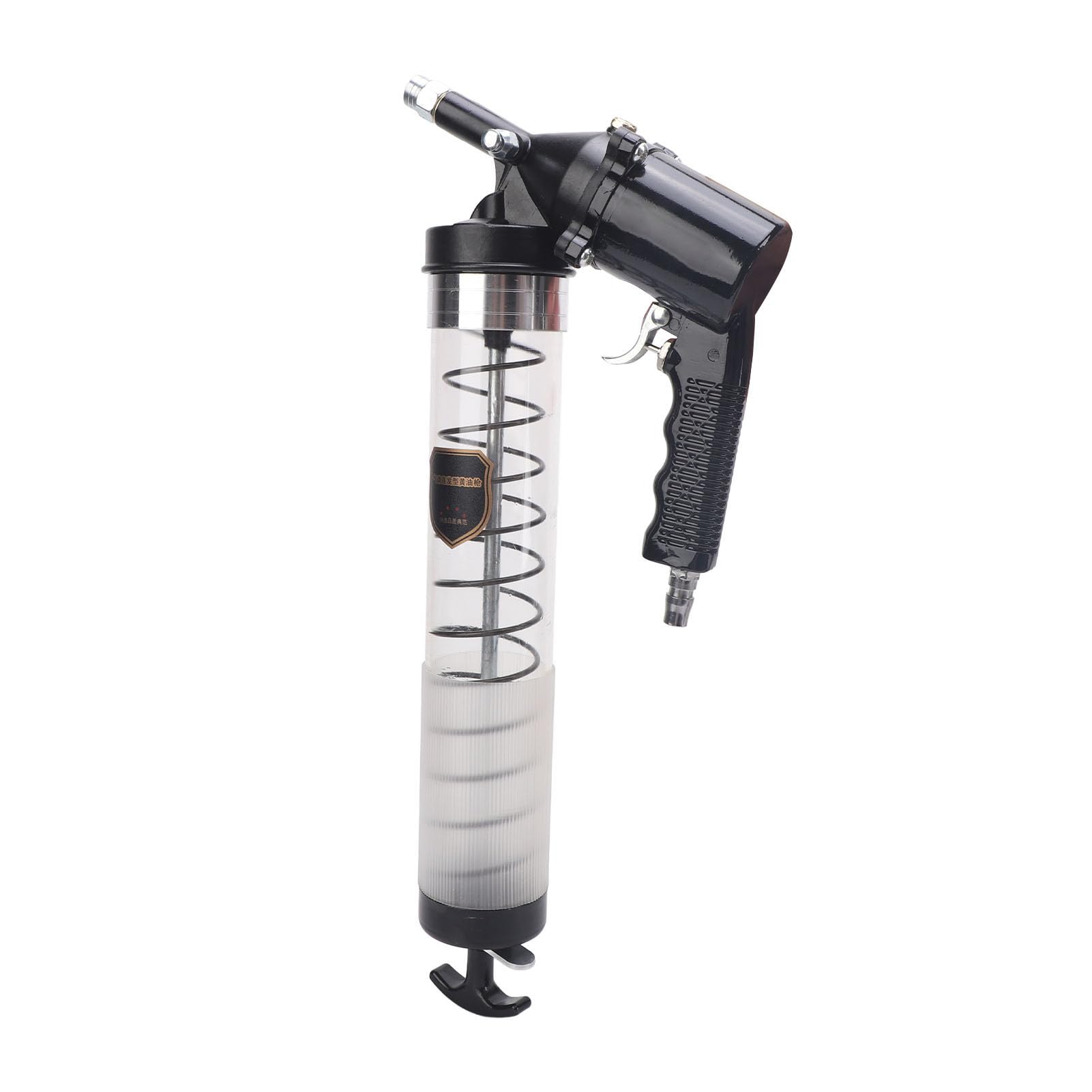 Pistola Engrasadora Neumática, 10000-12000PSI Pistola Engrasadora Neumática Juego de Empuñadura de Pistola Interfaz Rápida PM20 G1/4 de Alta Presión para Trabajo Pesado,
