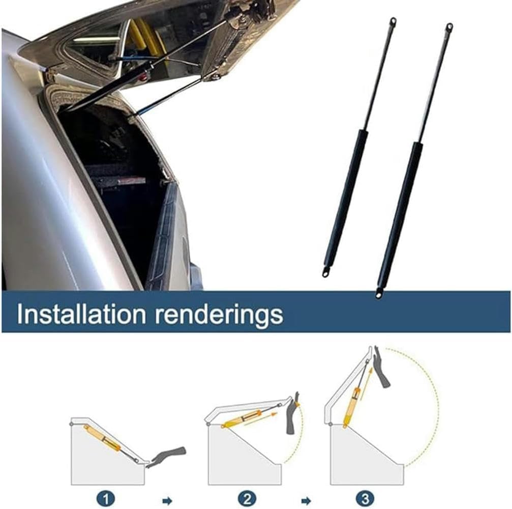 Car Rear Tailgate Shock Rod Struts Boot Gas Tailgate Gas Struts Hydraulic Rod for Peugeot 207 Sedan 2007-2012