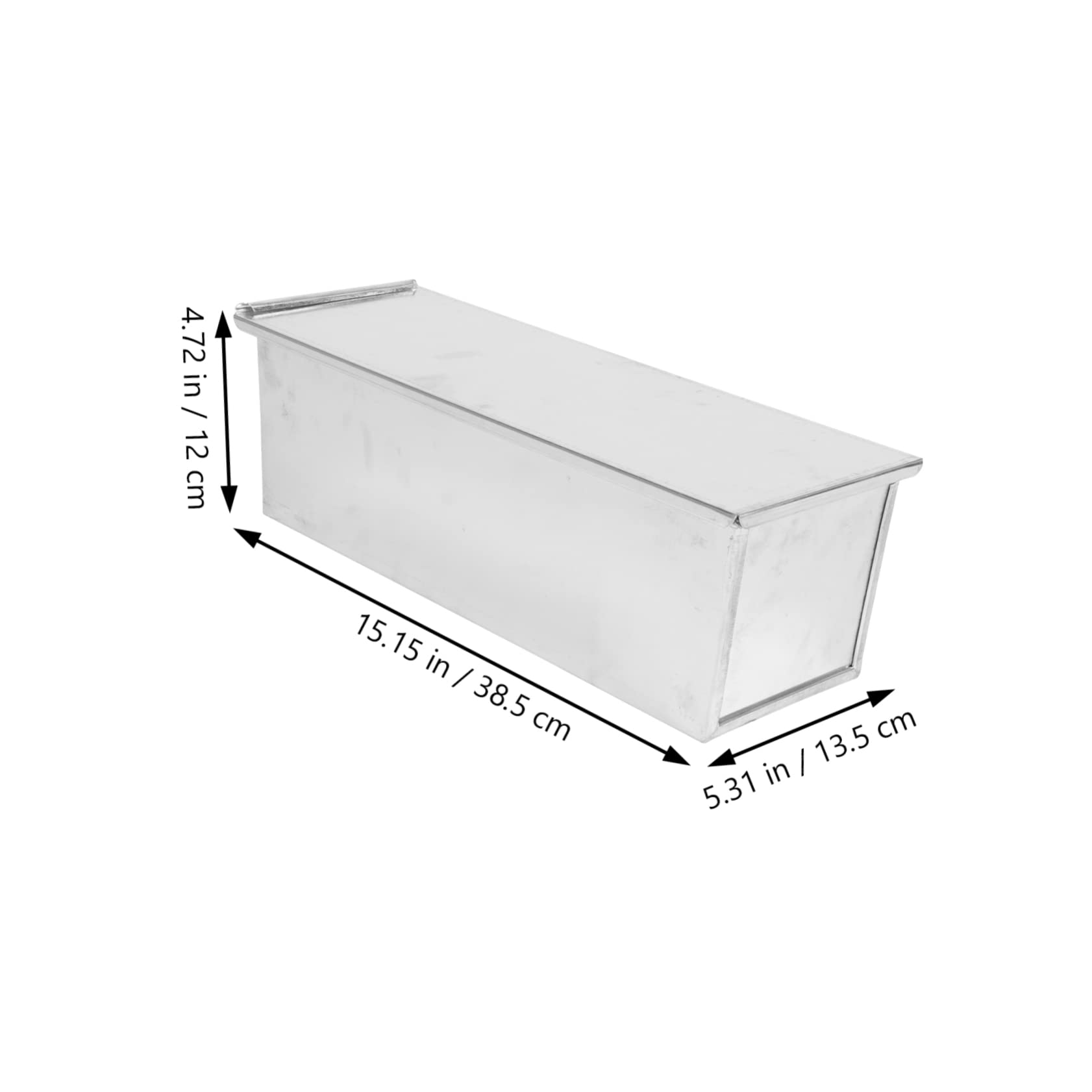ULTECHNOVO Moule à Cake avec Couvercle en Alliage D’aluminium Antiadhésif