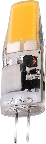 Miniatura 7 de Fydun G4 LED COB Bombilla 5W 600LM Lámpara de techo de silicona Bombilla AC DC 12V 1.7x0.5 in Blanco cálido 2700K3100K (blanco cálido)