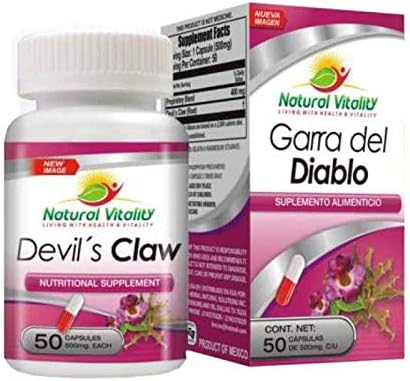 Garras del Diablo (Garra del Diablo) (50 Cápsulas de 500 mg cada uno)