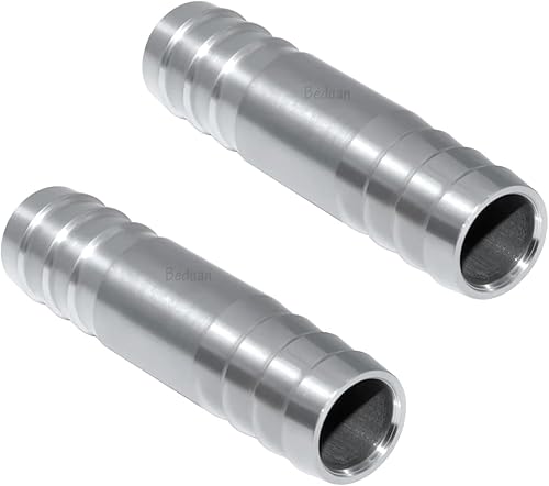 Miniatura 6 de Beduan Acero Inoxidable 1" Empalmador de Manguera de Púa Redonda Adaptador de Unión
