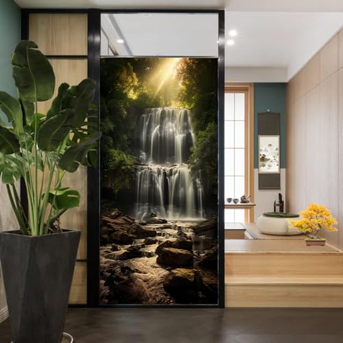Vinilo decorativo para ventana naturaleza 17.7x23.6 pulg miniatura 4