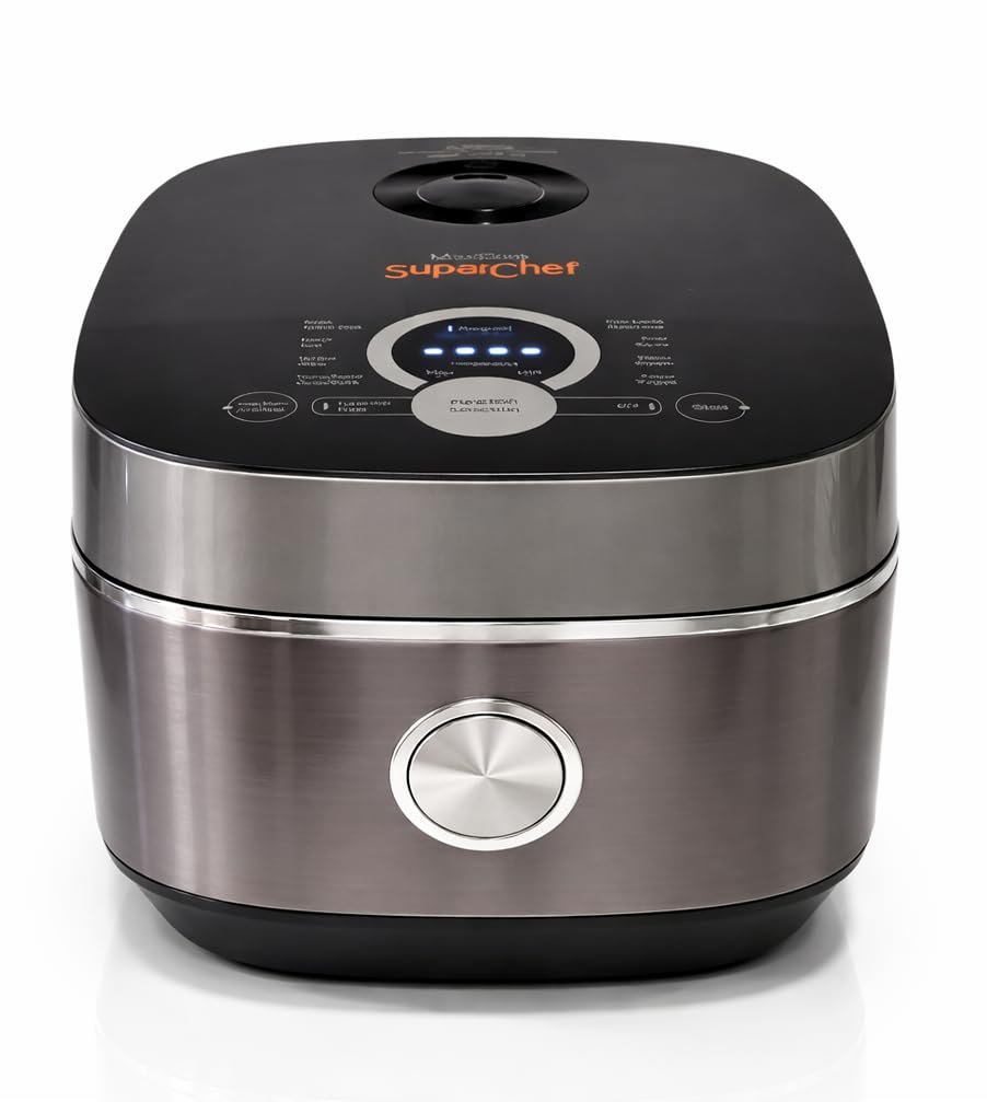 Robot de Cocina Inteligente Multifunción Programable 4L – 800W | 11 Programas | Cocción 3D | Mantiene Caliente | Recipiente Antiadherente sin productos tóxicos| Panel Táctil retro iluminado
