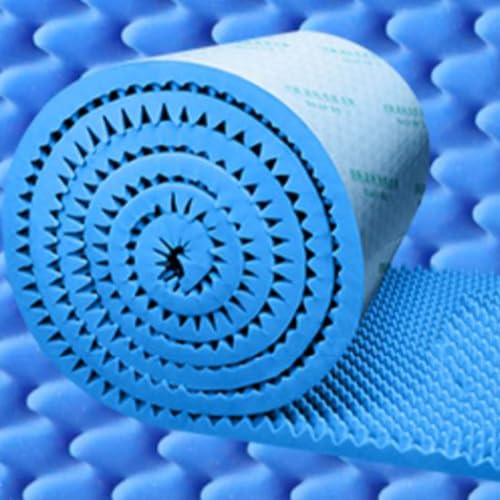 Paneles de espuma acústica autoadhesivos de 7 cm para insonorización, tratamiento acústico para estudios de grabación, color azul miniatura 1