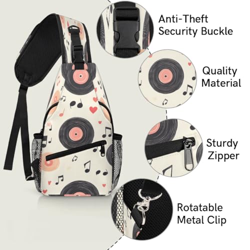 Bolso tipo sling unisex para viaje y senderismo miniatura 3