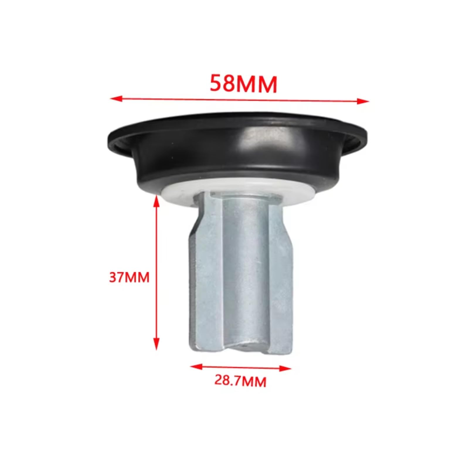 Compatible con Piaggio para 125 para BYQ125T Kit De Reconstrucción De Carburador Membrana Deslizante De Diafragma Válvula De Aguja Sellado De Junta Kit reparación carburador(Type 5)