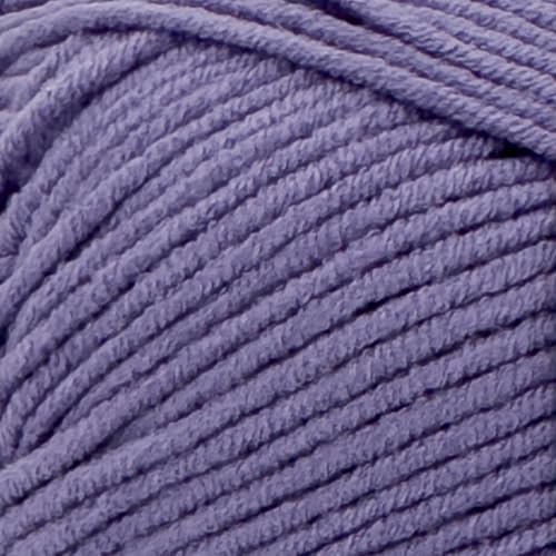 Image of Lion Brand Yarn, Tom Daley Made with Love The Cottony One Yarn for Crocheting, Knitting, and Crafts, Knit1Purple1, 1 Pack