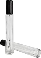 Vista 3 de Mini spray de perfume de 0.3 fl oz, botella de vidrio atomizador, botellas de perfume recargables, botella pequeña de spray de niebla fina, botella