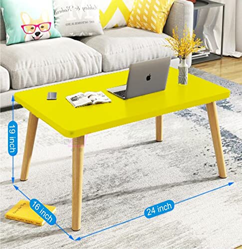 Dream Arts Shoppee Fold-able Rectangle Shaped Side Table/Tea Coffee Breakfast Laptop Table ( Wood,Yellow ) (B095LWVHGL) Amazon Price History, Amazon Price Tracker