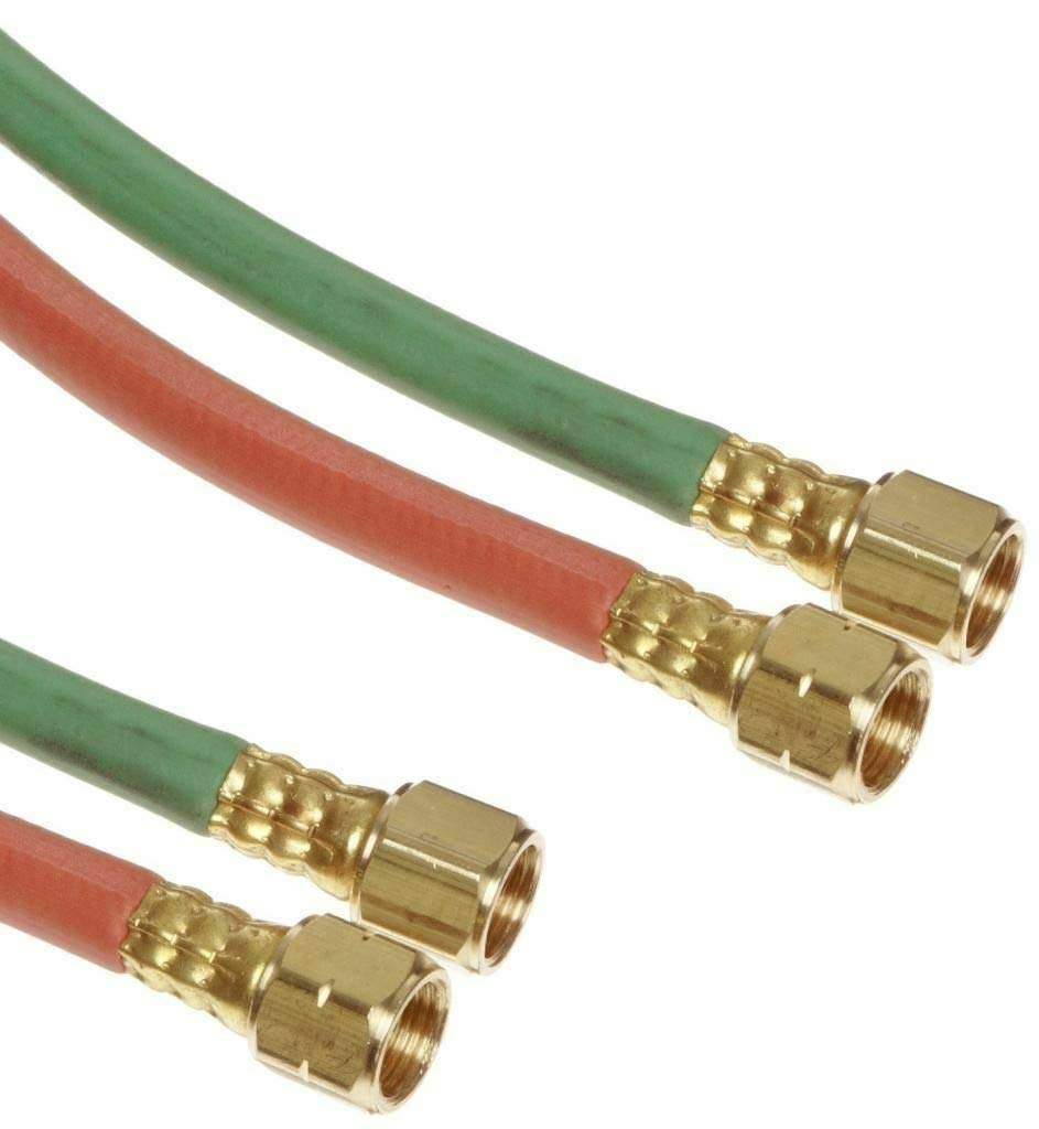 Twin Welding Torch Hose Oxygen Acetylene Oxy 25' 1/4