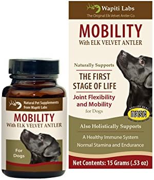 Wapiti Labs Dog Mobility Pet Supplement Formula, 15gm