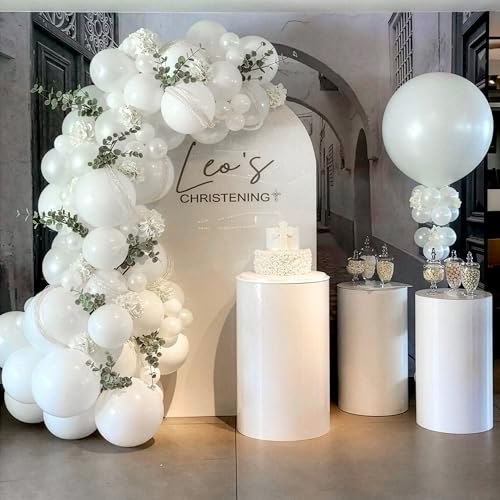 Image of Party Propz White Balloons For Decoration - Pack Of 25 Pcs Pearl White Balloons For Birthday | white's Balloon For Decoration | Balloon For Decorations | Birthday Decor (Latex)