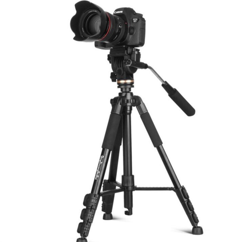 QZSD Q111S - Trípode de cámara digital digital digital para fotografía profesional portátil para viajes