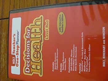 DVD Audio Teacher One-Stop Decisions Hlth 2009 Red Book