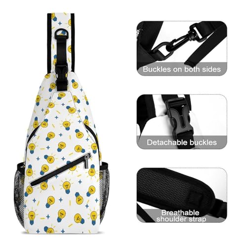 Mochila Crossbody Ligera con Correa Ajustable para Senderismo miniatura 3