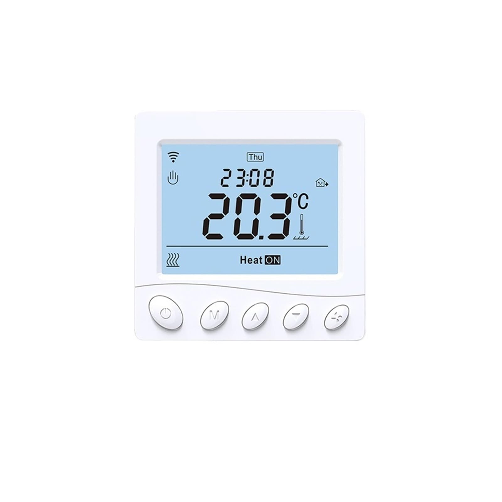 Temperature Controller, Warm Floor Thermostat, Tuya Smart Temperature Remote Controller For Electric/Gas Boiler/Water Home(Gas boiler heating,No Wi-Fi)