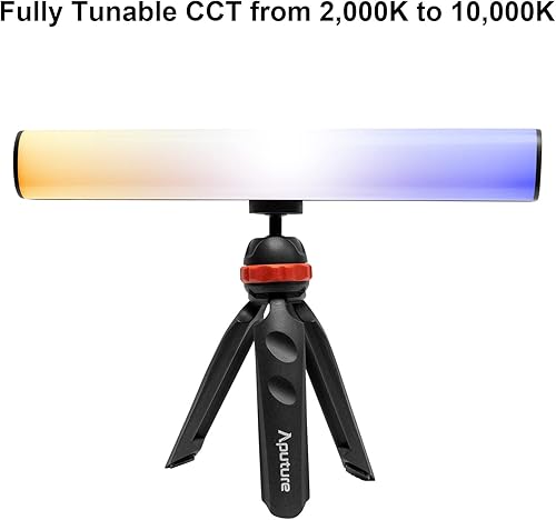 Miniatura 3 de Aputure MT Pro - Mini tubo de luz LED a todo color con 36 píxeles, RGBWW y atracción magnética, barra de luz de mano Aputure Light - 4200 mAh