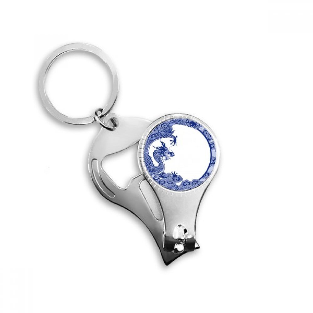 Porte-clés avec décapsuleur Dragon bleu une idée cadeau originale pour passionnés
