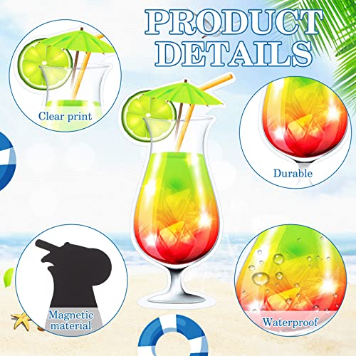 Juego de 8 imanes decorativos redondos Leumoi miniatura 3