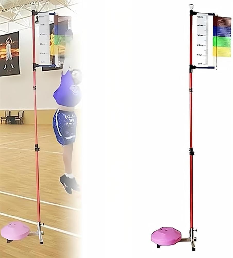 Vertical Jump Measurement Tool, 1.2m-3.5m Vertical Jump Trainer Tester, Basketball Volleyball Standing Heavy Duty Vertical Leap Measurer
