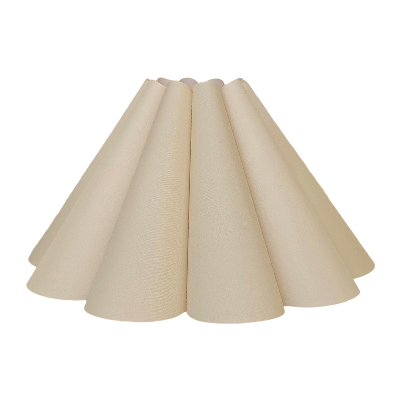 Buxuaaaa White Border E27 Interfaces Cloth Petal Lampshade Wall Light Cover Table Light Shade Modern Decorative Lighting Accessories Enduring Wall Cover Table Shade