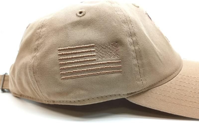 Miniatura 5 de Gorra de béisbol bordada Airborne DCU Beige Gorra AATW US Army para entrenamiento y actividades al aire libre (caqui)