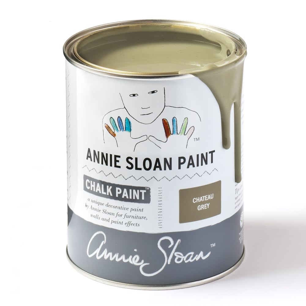 Priory Polishes Annie Sloan Chateau Grey Chalk Paint (1 Litre)