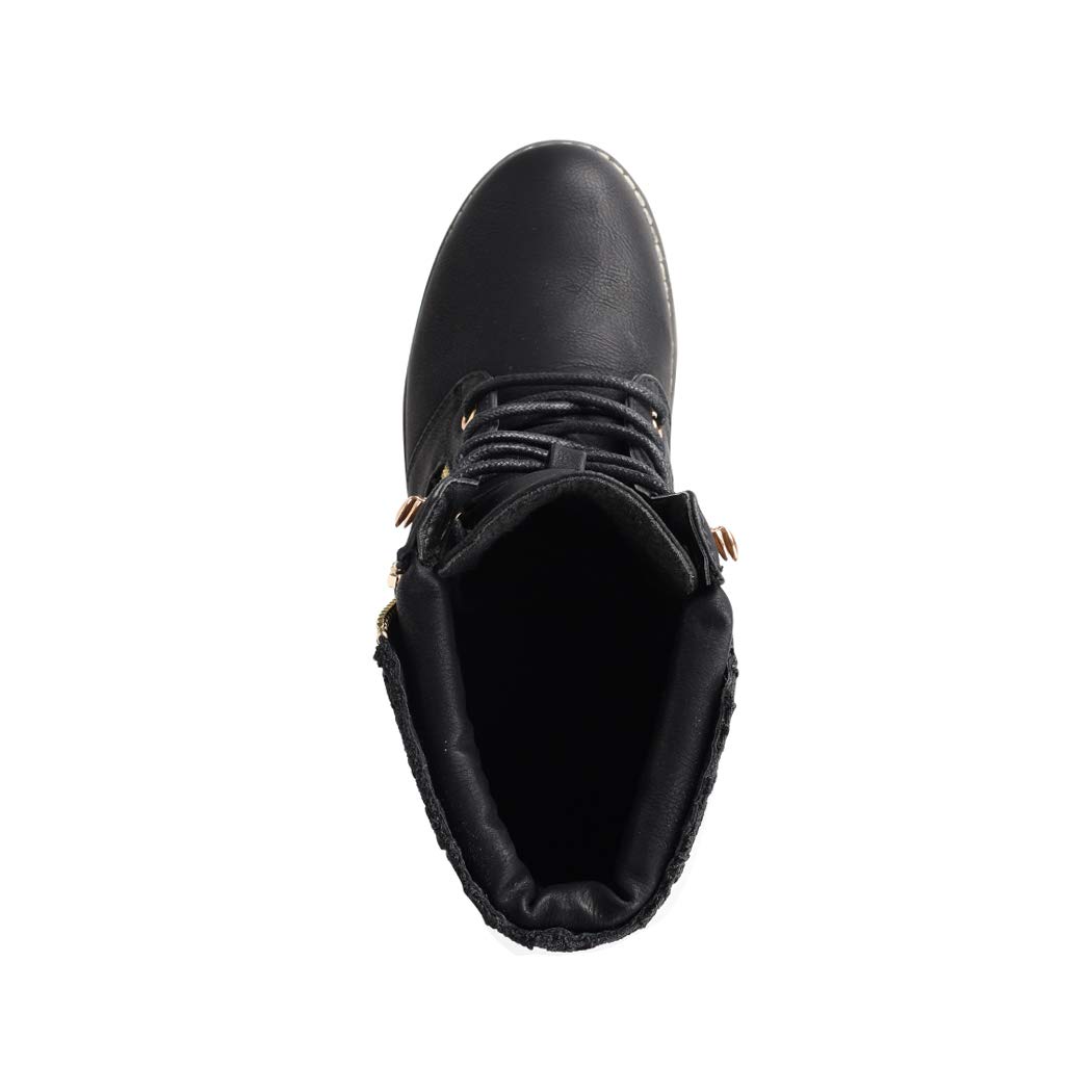 Elara Damskie botki Worker Boots Pointed Chunkyrayan
