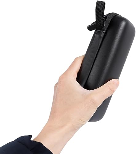 Miniatura 4 de PellKing Osmo Pocket 3 Caso, bolsa protectora de almacenamiento de PU portátil para DJI Osmo Pocket 3 con mosquetón de bloqueo automático