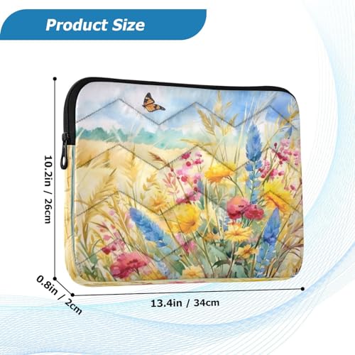 Funda para laptop rustic flowers 13-14 pulgadas miniatura 3
