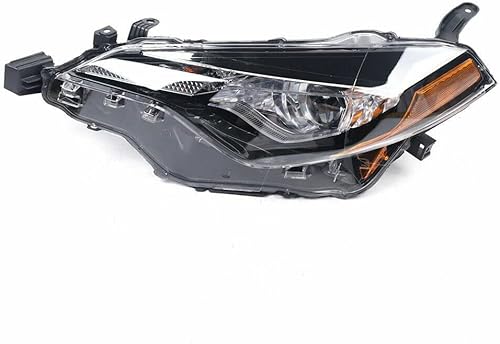 RustyVioum Conjunto de faros delanteros para Toyota Corolla CE LE 2017 2018 2019 lado izquierdo del pasajero LED, Toyota Corolla montaje faro
