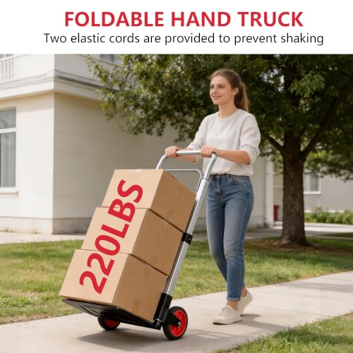 Carretilla de mano 2 ruedas 220 lbs miniatura 3