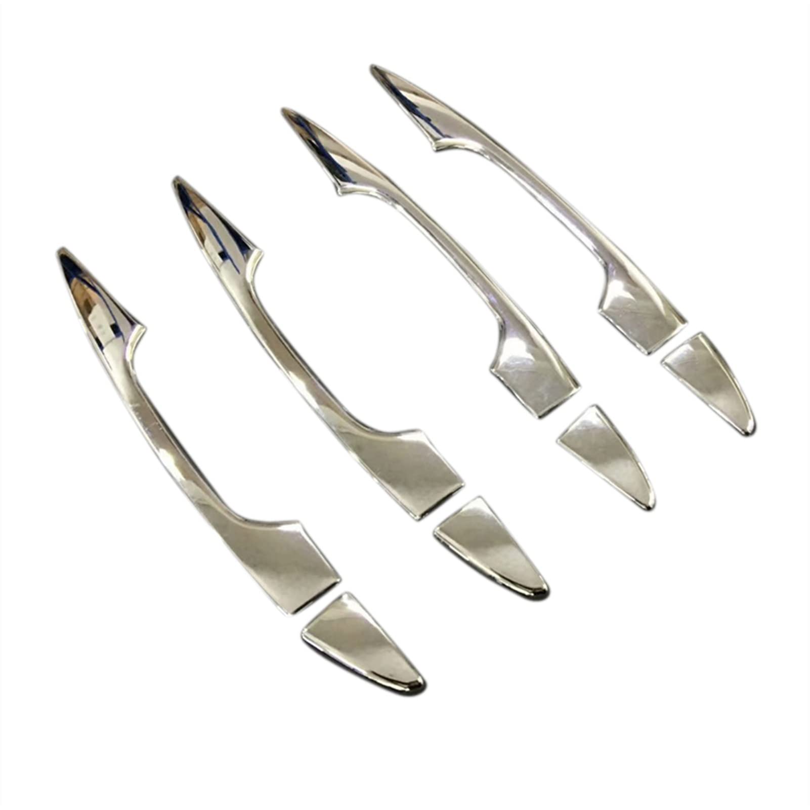 Fahbstr One Color Car Inner Handle For Mitsubishi Eclipse Cross 2018 2019 Car Styling 8Pcs Abs Chrome Exterior Door Handle Decoration Cover Trim