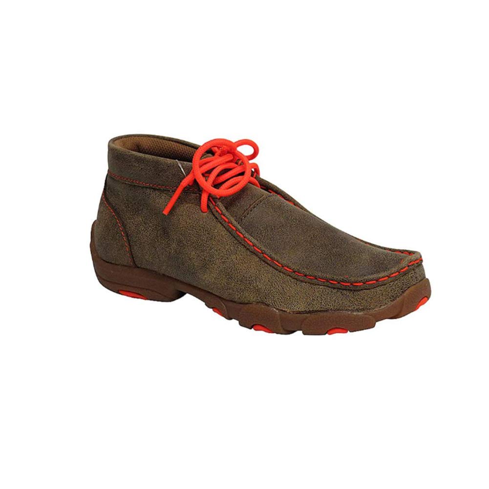 Twisted X Kid's Chukka Driving Moc - Ankle-High Casual Boots for Children