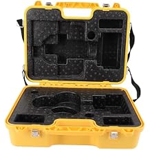 Surveying Instrument Carrying Case Level Theodolite Total Station Prism Set Storage Organizer Box HC PS01 Yellow