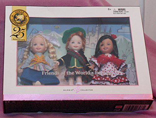 Mattel Kelly Doll and Friends of The World Dolls Gift Set