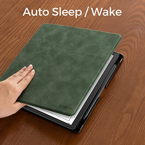 Cobak Case For Kindle Scribe With Two Viewing Angles - All New Pu Leather Cover With Auto Sleep Wake, Pen Holder, Hand Strap Feature For Kindle Scribe 10.2" 2022 Released #TOP5