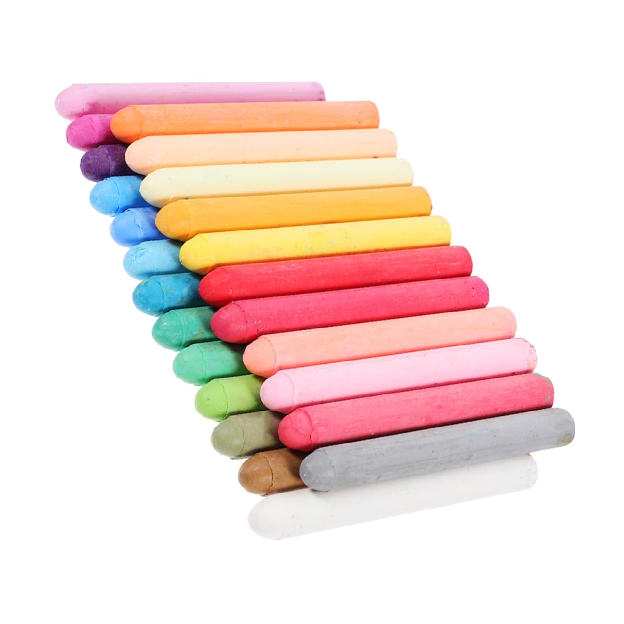 FUNOMOCYA Art Chalks for Boys and Girls and Adults 48 Pcs Non-dust Chalkboard Chalk for Classroom Outdoor Activities and Creative Projects