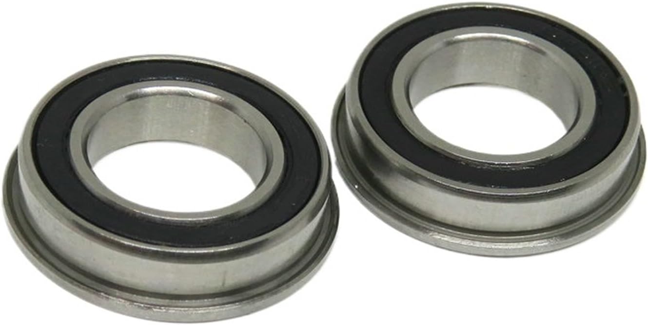 F6801 2RS 12x21x5mm Flange Ball Bearing 6801 RS 12 * 21 * 5 Rubber Seals Motors Miniature Flanged Bearings