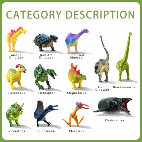 Imanes Decorativos Dinosaurio 12-Pack 3D miniatura 7