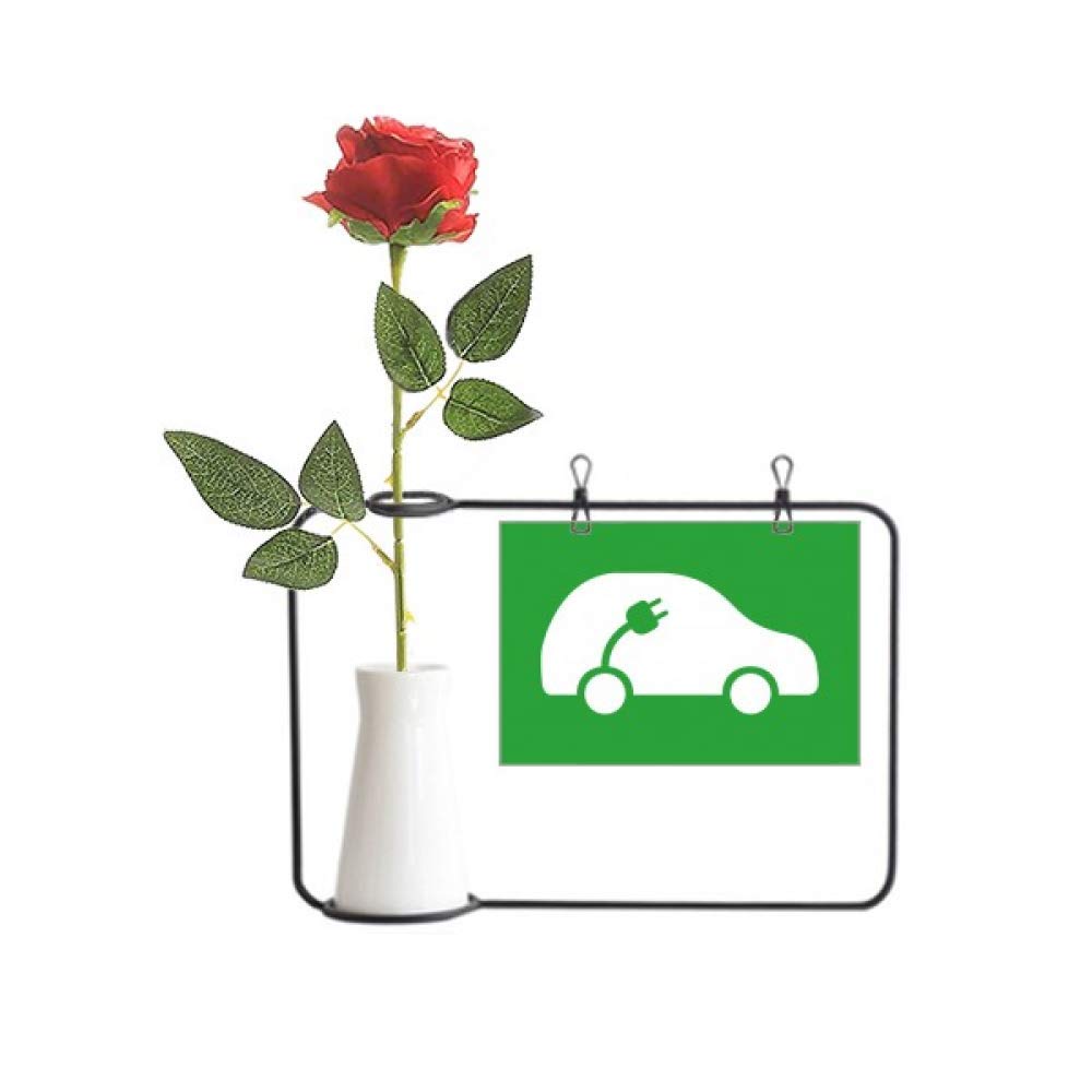 Vase à suspendre roses artificielles déco intérieure écologique et durable