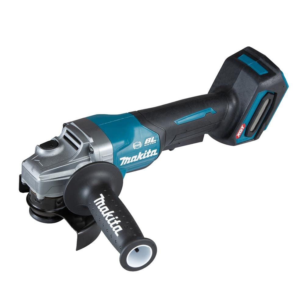 Makita Peacock Blue Ga012gz Xgt 40Vmax Bl Paddle Switch Grinder 115Mm 40V Bare Unit