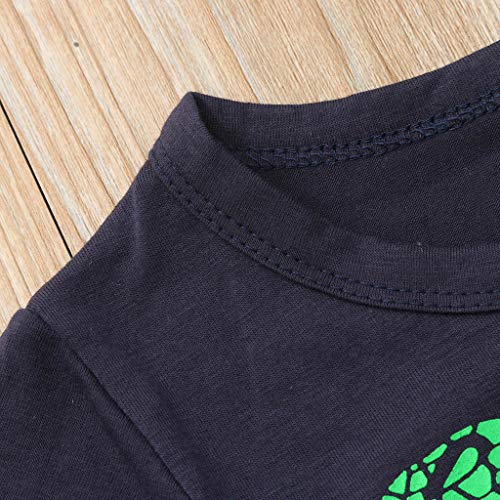 ZEFOTIM Toddler Baby Kids Boys Dinosaur Summer Pajamas Sleepwear Tops Pants Outfits Set
