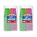 Hefty Party Cup Variety Pack, Disposable Plastic Party Cups, Easy Grip & Durable, Assorted Color Cup Variety Pack, 16-Ounce Cups, 100 CT Per Pack (Pack of 2)