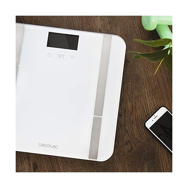 Cecotec Báscula de Baño Digital Surface Alta precisión, Plataforma de Cristal templado - Imagen 5